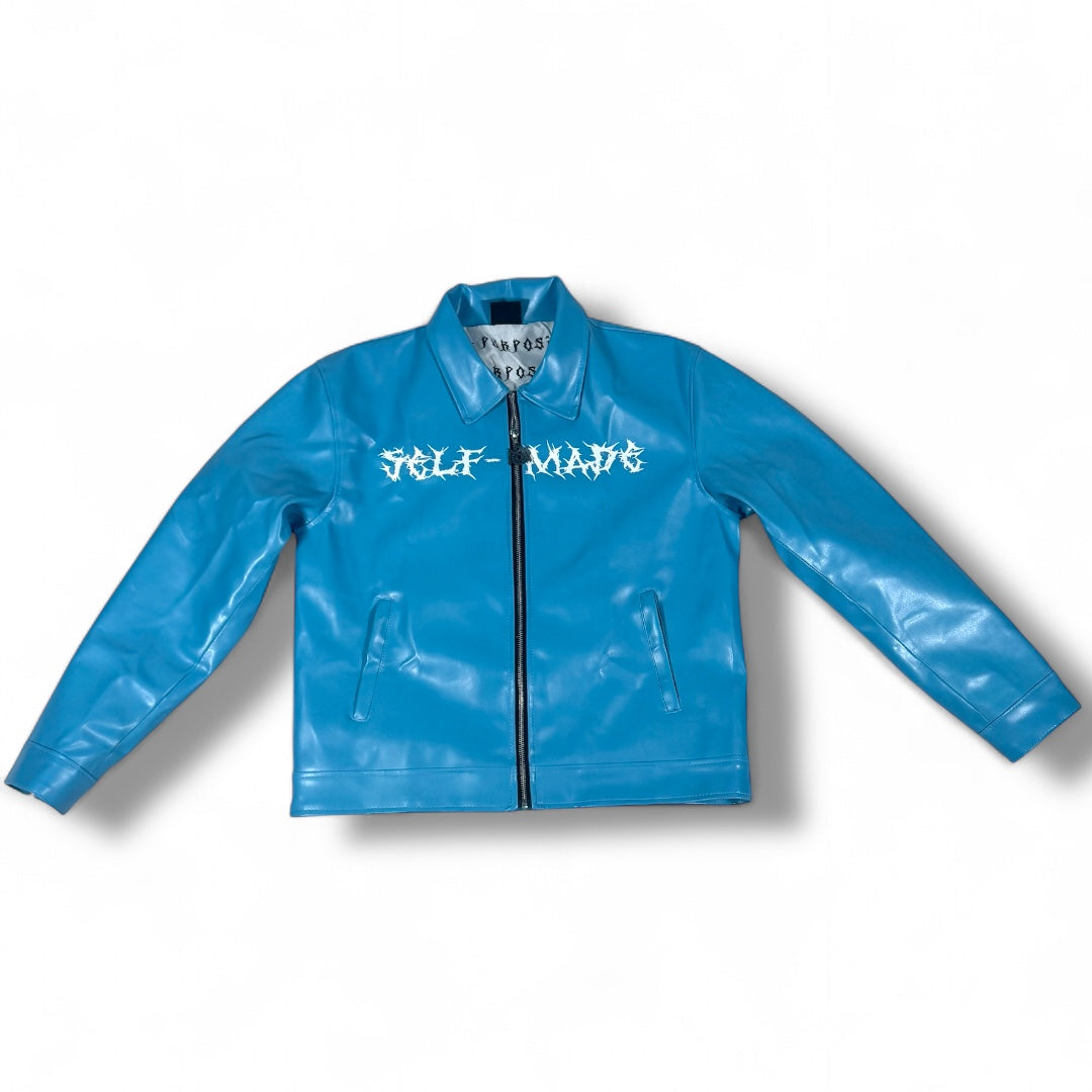 Pablo Artic Blue Edition Leather Jacket
