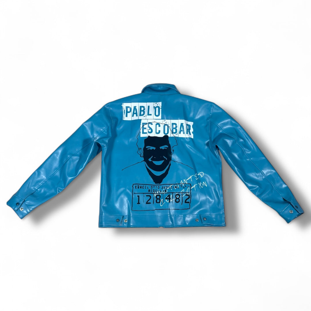 Pablo Artic Blue Edition Leather Jacket