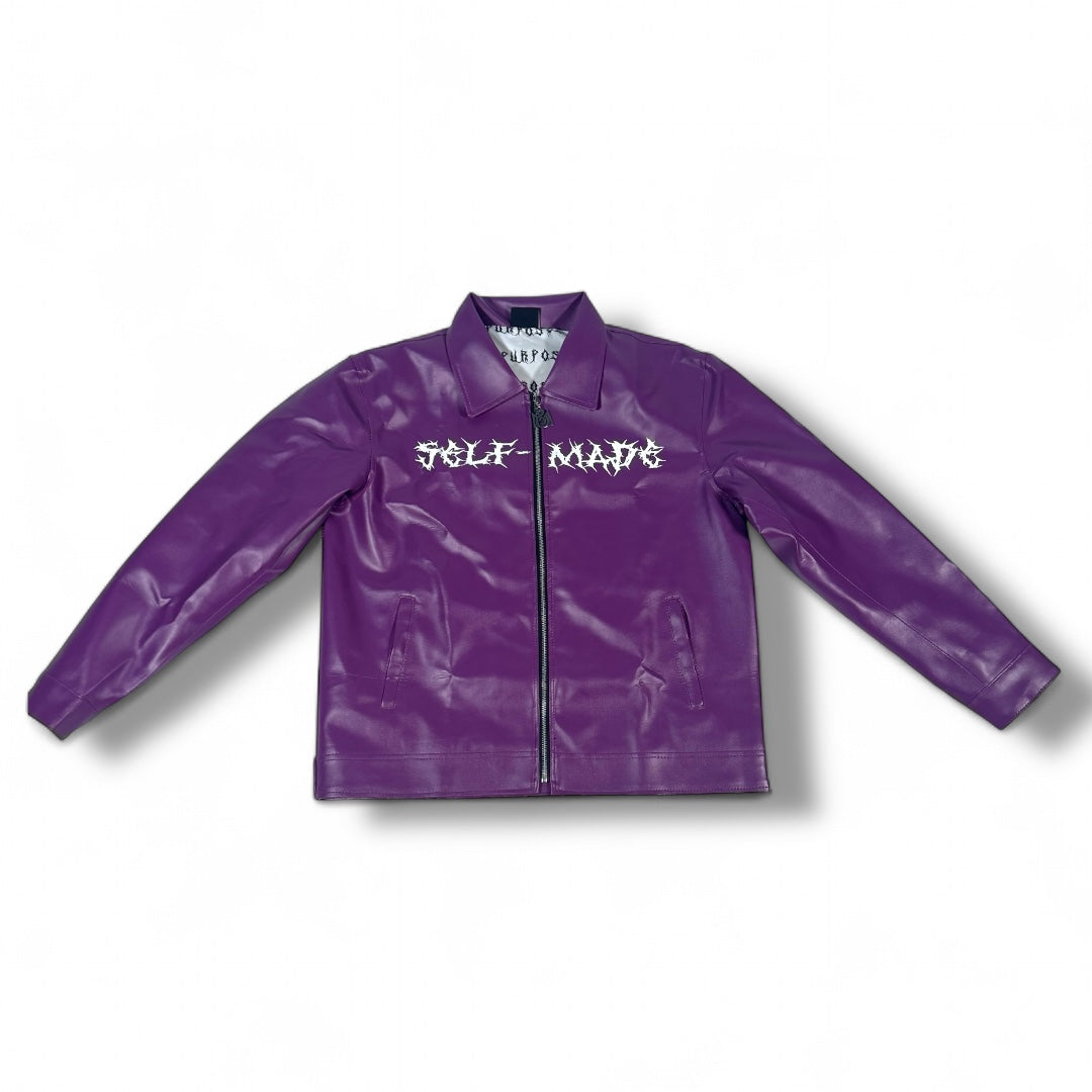 Pablo Grape Edition Leather Jacket